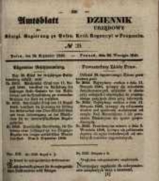 Amtsblatt der K&ouml;niglichen Regierung zu Posen. 1848.09.27 Nro.39