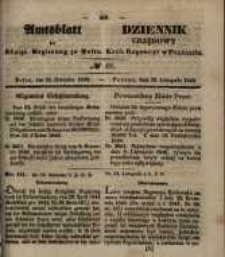 Amtsblatt der K&ouml;niglichen Regierung zu Posen. 1848.11.29 Nro.48