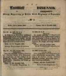 Amtsblatt der K&ouml;niglichen Regierung zu Posen. 1856.01.08 Nro.2