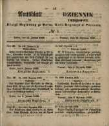 Amtsblatt der K&ouml;niglichen Regierung zu Posen. 1856.01.15 Nro.3