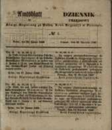 Amtsblatt der K&ouml;niglichen Regierung zu Posen. 1856.01.22 Nro.4