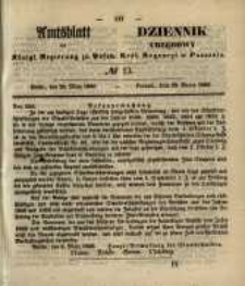 Amtsblatt der K&ouml;niglichen Regierung zu Posen. 1856.03.25 Nro.13