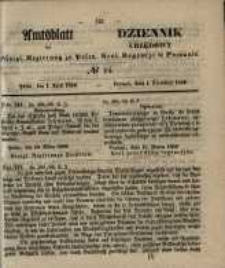 Amtsblatt der K&ouml;niglichen Regierung zu Posen. 1856.04.01 Nro.14