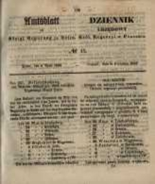 Amtsblatt der K&ouml;niglichen Regierung zu Posen. 1856.04.08 Nro.15