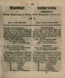 Amtsblatt der Königlichen Regierung zu Posen. 1856.04.22 Nro.17