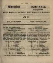 Amtsblatt der K&ouml;niglichen Regierung zu Posen. 1856.05.13 Nro.20