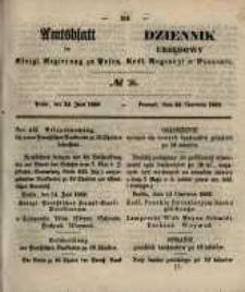 Amtsblatt der K&ouml;niglichen Regierung zu Posen. 1856.06.24 Nro.26