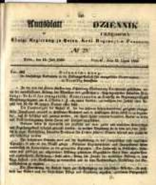 Amtsblatt der K&ouml;niglichen Regierung zu Posen. 1856.07.15 Nro.29