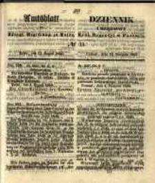 Amtsblatt der K&ouml;niglichen Regierung zu Posen. 1856.08.12 Nro.33