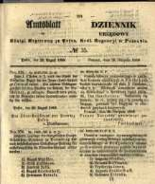 Amtsblatt der K&ouml;niglichen Regierung zu Posen. 1856.08.26 Nro.35