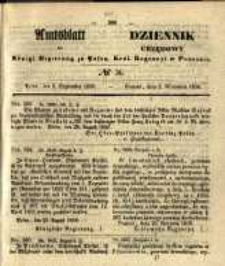 Amtsblatt der K&ouml;niglichen Regierung zu Posen. 1856.09.02 Nro.36