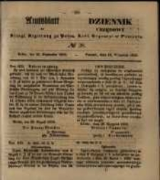 Amtsblatt der K&ouml;niglichen Regierung zu Posen. 1856.09.16 Nro.38