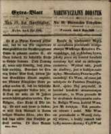 Nadzwyczajny Dodatek do Nr. 19. Dziennika Urzęd. Poznań, 9.Maja 1848
