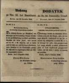 Dodatek do Nr. 50. Dziennika Urzęd. Poznań, 12. Grudnia 1848.