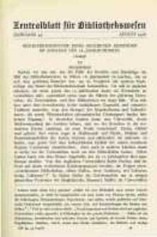 Zentralblatt f&uuml;r Bibliothekswesen. 1928.08 Jg.45 heft 8