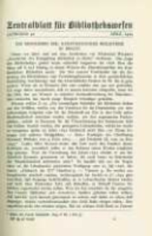 Zentralblatt für Bibliothekswesen. 1929.04 Jg.46 heft 4