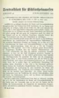 Zentralblatt für Bibliothekswesen. 1929.08-09 Jg.46 heft 8-9