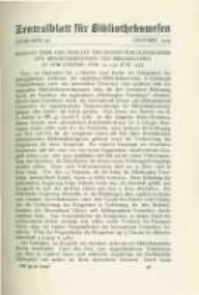 Zentralblatt f&uuml;r Bibliothekswesen. 1929.10 Jg.46 heft 10