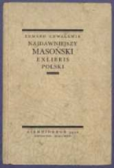 Najdawniejszy masoński exlibris polski