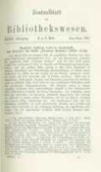 Zentralblatt für Bibliothekswesen. 1915.08-09 Jg.32 heft 8-9