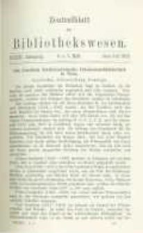 Zentralblatt für Bibliothekswesen. 1915.06-07 Jg.32 heft 6-7