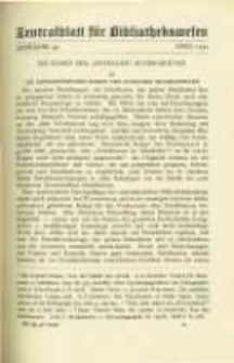 Zentralblatt für Bibliothekswesen. 1932.04 Jg.49 heft 4
