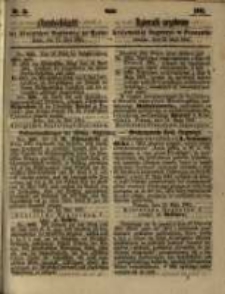 Amtsblatt der K&ouml;niglichen Regierung zu Posen. 1861.05.21 Nro.21