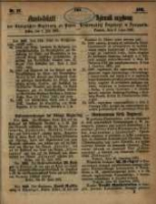 Amtsblatt der K&ouml;niglichen Regierung zu Posen. 1861.07.02 Nro.27