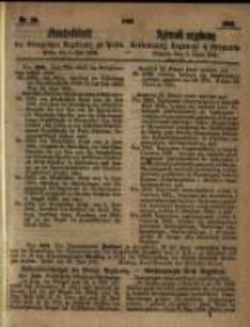 Amtsblatt der K&ouml;niglichen Regierung zu Posen. 1861.07.09 Nro.28