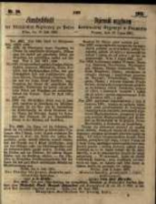 Amtsblatt der K&ouml;niglichen Regierung zu Posen. 1861.07.09 Nro.29