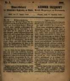 Amtsblatt der K&ouml;niglichen Regierung zu Posen. 1860.01.17 Nro.3