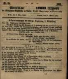 Amtsblatt der K&ouml;niglichen Regierung zu Posen. 1860.03.06 Nro.10