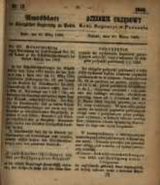 Amtsblatt der K&ouml;niglichen Regierung zu Posen. 1860.03.20 Nro.12
