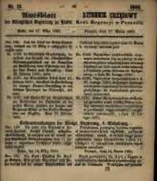 Amtsblatt der Königlichen Regierung zu Posen. 1860.03.27 Nro.13