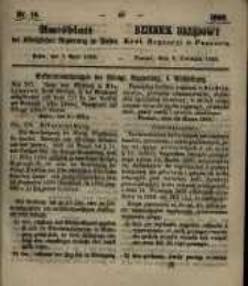 Amtsblatt der K&ouml;niglichen Regierung zu Posen. 1860.04.03 Nro.14