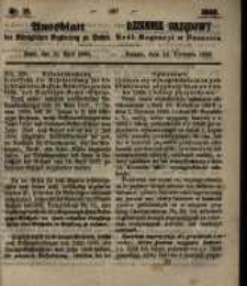 Amtsblatt der K&ouml;niglichen Regierung zu Posen. 1860.04.10 Nro.15