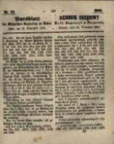 Amtsblatt der Königlichen Regierung zu Posen. 1860.09.25 Nro.39