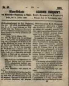 Amtsblatt der Königlichen Regierung zu Posen. 1860.10.16 Nro.42