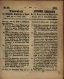 Amtsblatt der Königlichen Regierung zu Posen. 1860.10.23 Nro.43