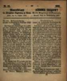 Amtsblatt der K&ouml;niglichen Regierung zu Posen. 1860.10.30 Nro.44