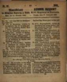 Amtsblatt der K&ouml;niglichen Regierung zu Posen. 1860.11.27 Nro.48