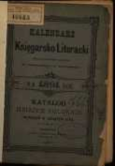 Kalendarz Księgarsko-Literacki na rok 1891.