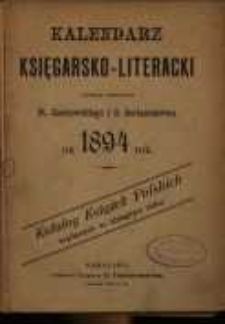 Kalendarz Księgarsko-Literacki na rok 1894.