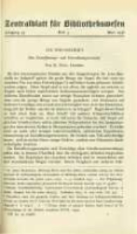 Zentralblatt für Bibliothekswesen. 1936.03 Jg.53 heft 3