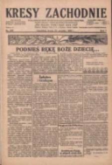 Kresy Zachodnie: pismo poświęcone obronie interes&oacute;w narodowych na zachodnich ziemiach Polski 1929.12.25 R.7 Nr297