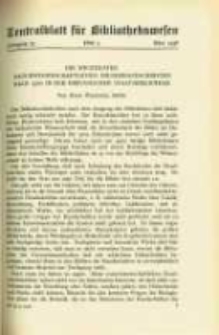 Zentralblatt für Bibliothekswesen. 1938.03 Jg.55 heft 3