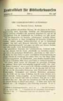 Zentralblatt f&uuml;r Bibliothekswesen. 1938.05 Jg.55 heft 5