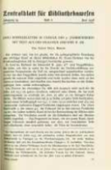 Zentralblatt für Bibliothekswesen. 1938.06 Jg.55 heft 6