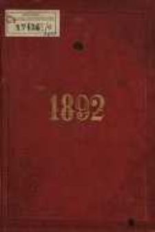 Kalendarz Przemysłowy ... Towarzystwa Młodych Przemysłowc&oacute;w na rok przestępny 1892.