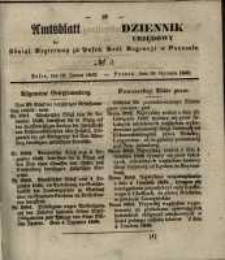 Amtsblatt der K&ouml;niglichen Regierung zu Posen. 1849.01.16 Nr.3